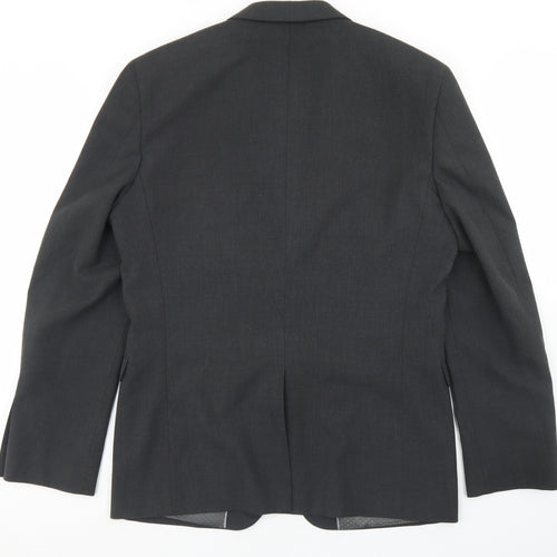 Tailor & Cutter Mens Grey  Polyester Jacket Blazer Size 38