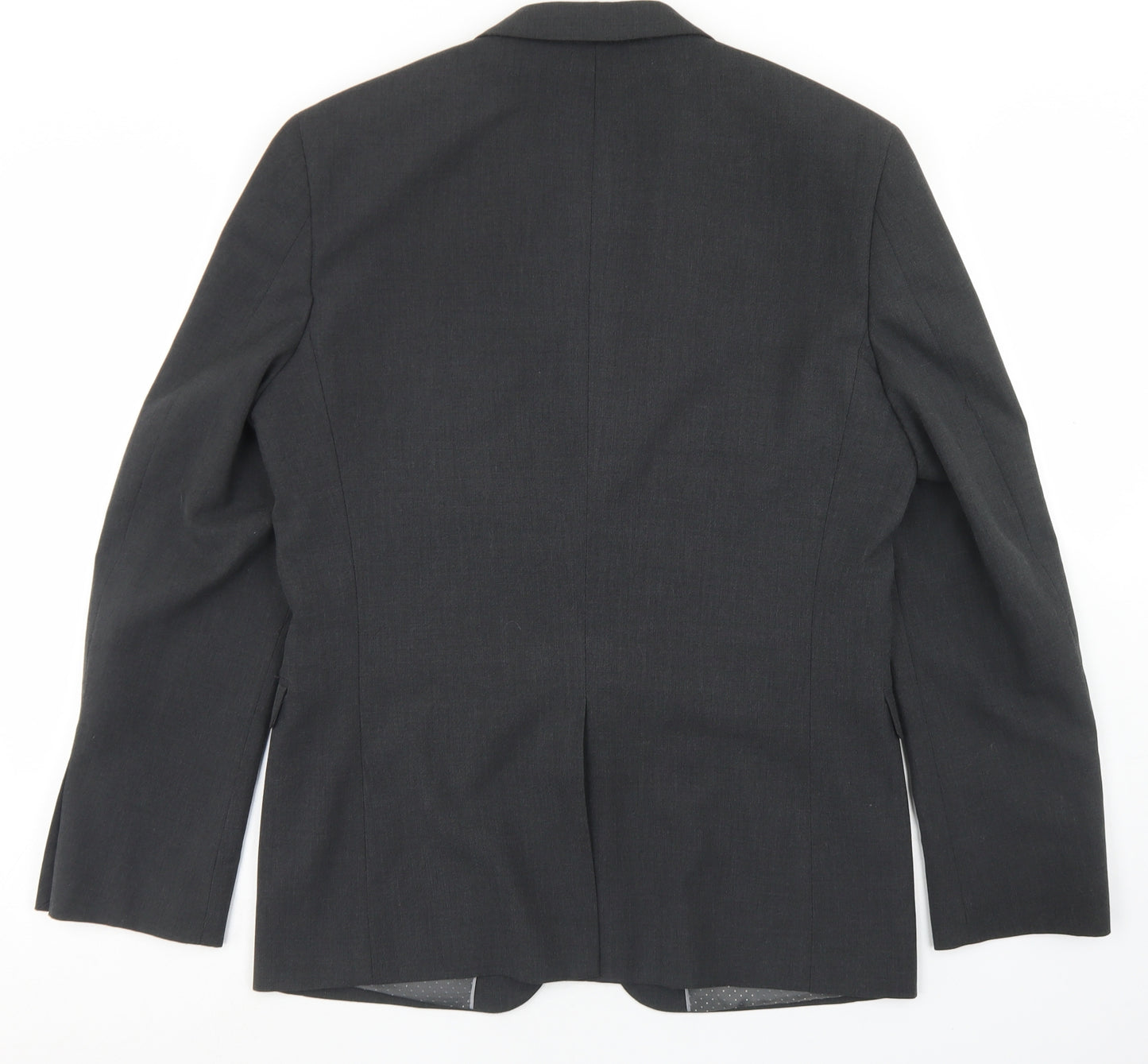 Tailor & Cutter Mens Grey  Polyester Jacket Blazer Size 38