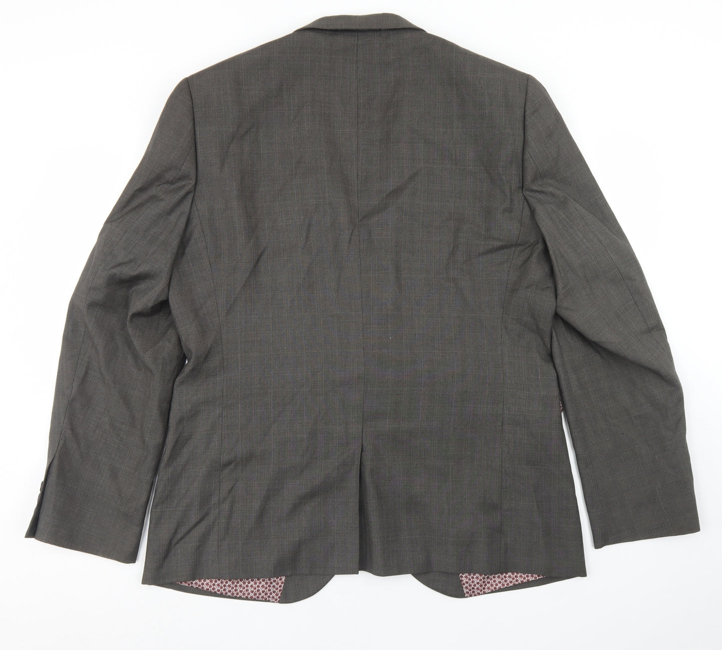 NEXT Mens Grey  Polyester Jacket Blazer Size 44
