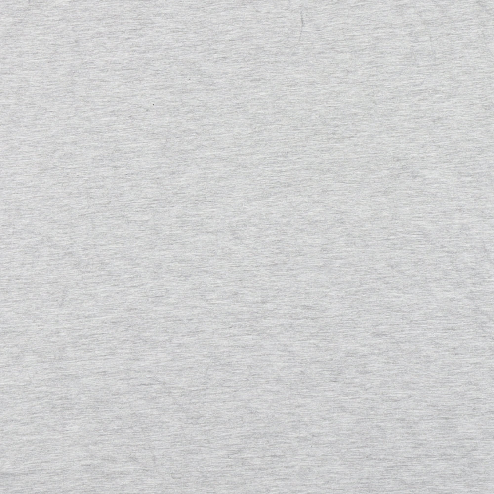 Primark Womens Grey  Cotton Basic T-Shirt Size L Round Neck - Giraffe