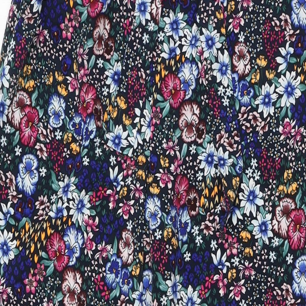 name it Girls Multicoloured Floral Polyester Dress Pants Trousers Size 11 Years  Regular Pullover
