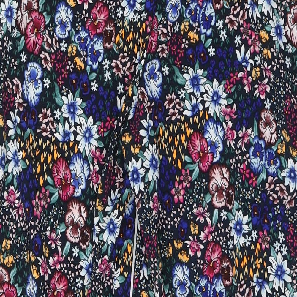 name it Girls Multicoloured Floral Polyester Dress Pants Trousers Size 11 Years  Regular Pullover