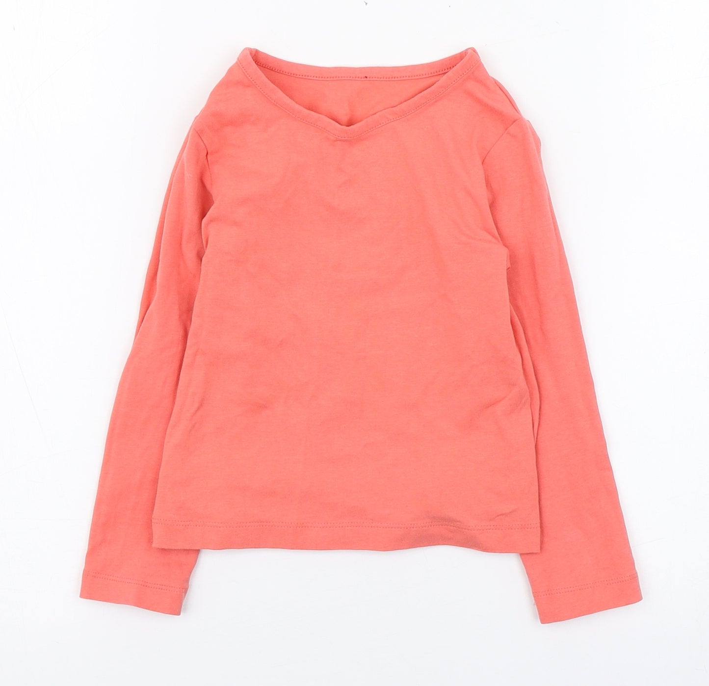 St Bernard Girls Pink  Cotton Basic T-Shirt Size 3 Years Round Neck Pullover