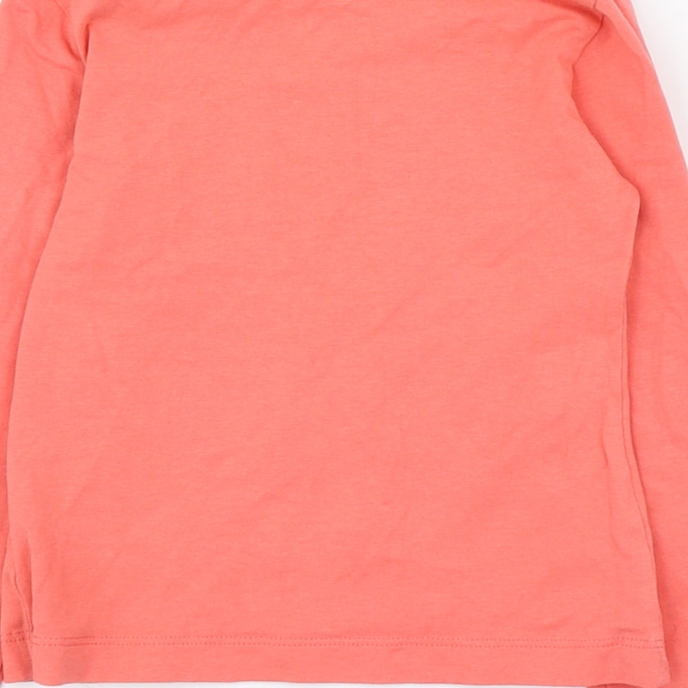 St Bernard Girls Pink  Cotton Basic T-Shirt Size 3 Years Round Neck Pullover
