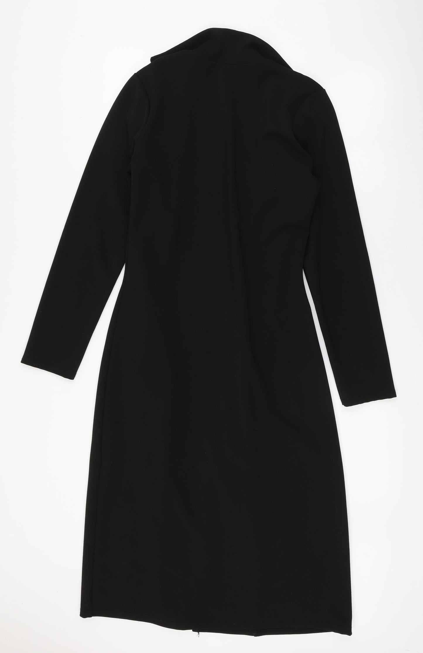 Instyle Womens Black V-Neck  Polyester Cardigan Jumper Size 12