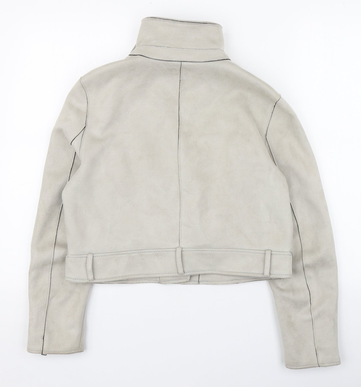 Zara Womens Grey   Jacket  Size L  Zip