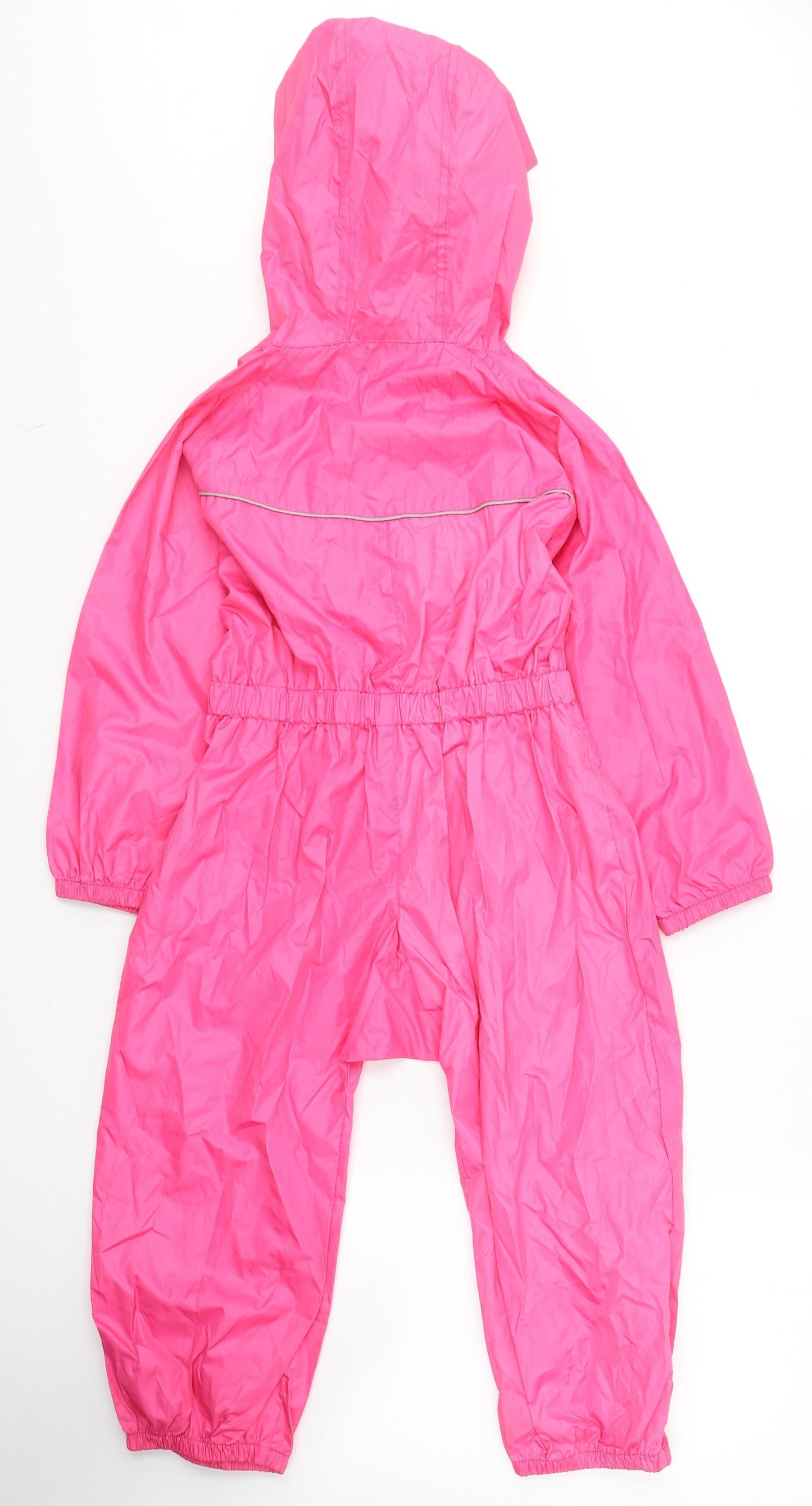 B&M Girls Pink  Polyester Coverall One-Piece Size 7-8 Years  Zip
