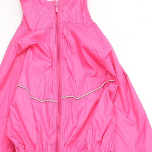 B&M Girls Pink  Polyester Coverall One-Piece Size 7-8 Years  Zip