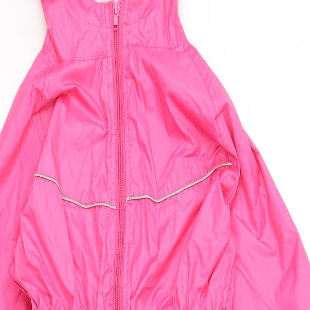 B&M Girls Pink  Polyester Coverall One-Piece Size 7-8 Years  Zip