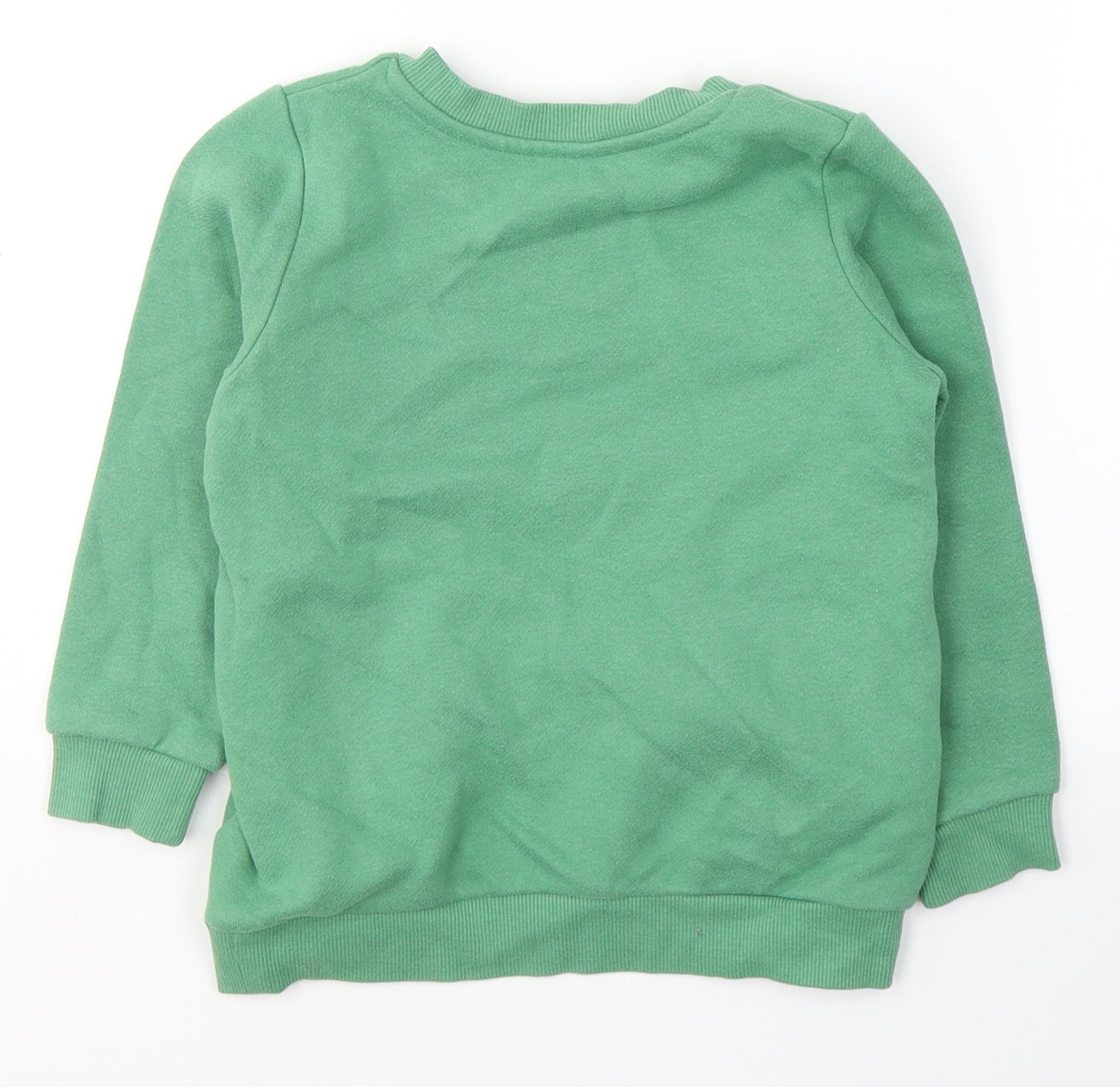 Nutmeg Boys Green  Cotton Pullover Sweatshirt Size 2-3 Years  Pullover - AWESOME