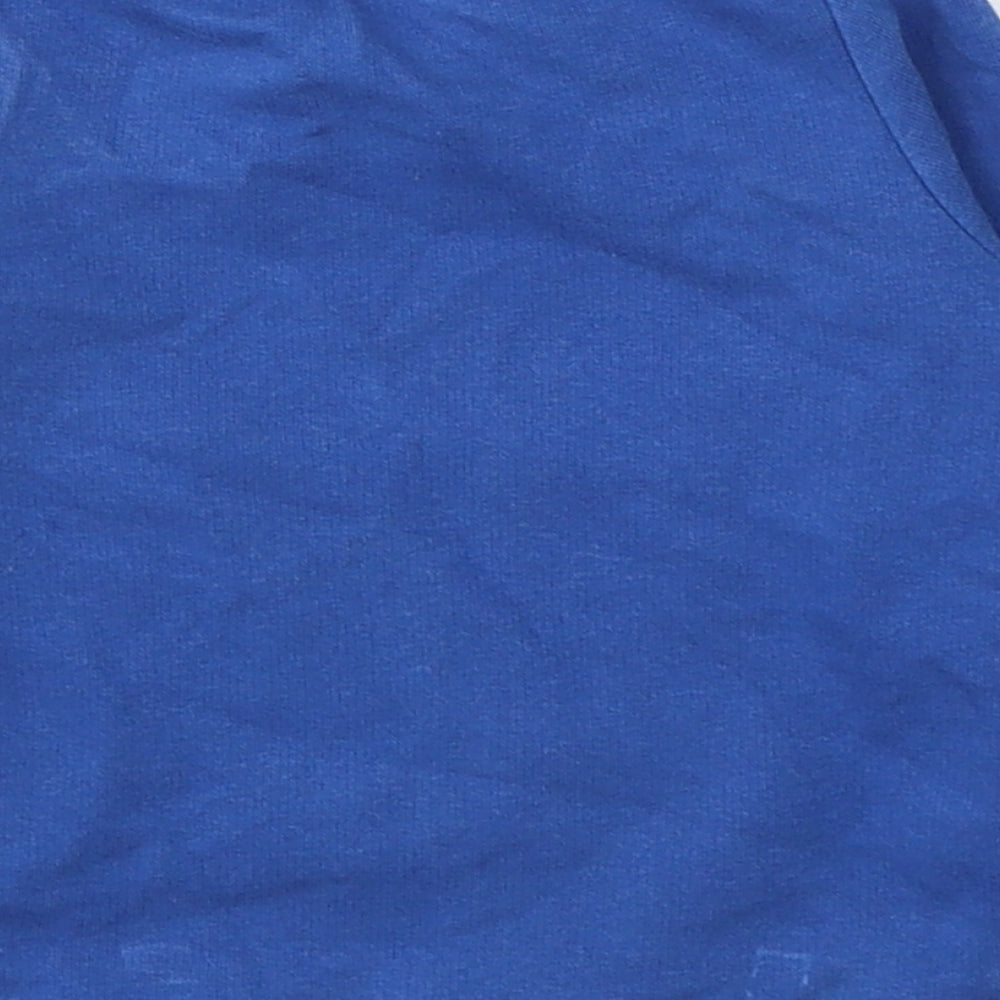 Nutmeg Girls Blue  Cotton Pullover Casual Size 18-24 Months Round Neck Pullover - Happy monster