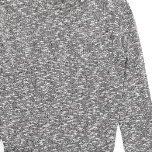 Hear House Music Womens Grey  Acrylic Jumper Dress  Size S  Round Neck Pullover