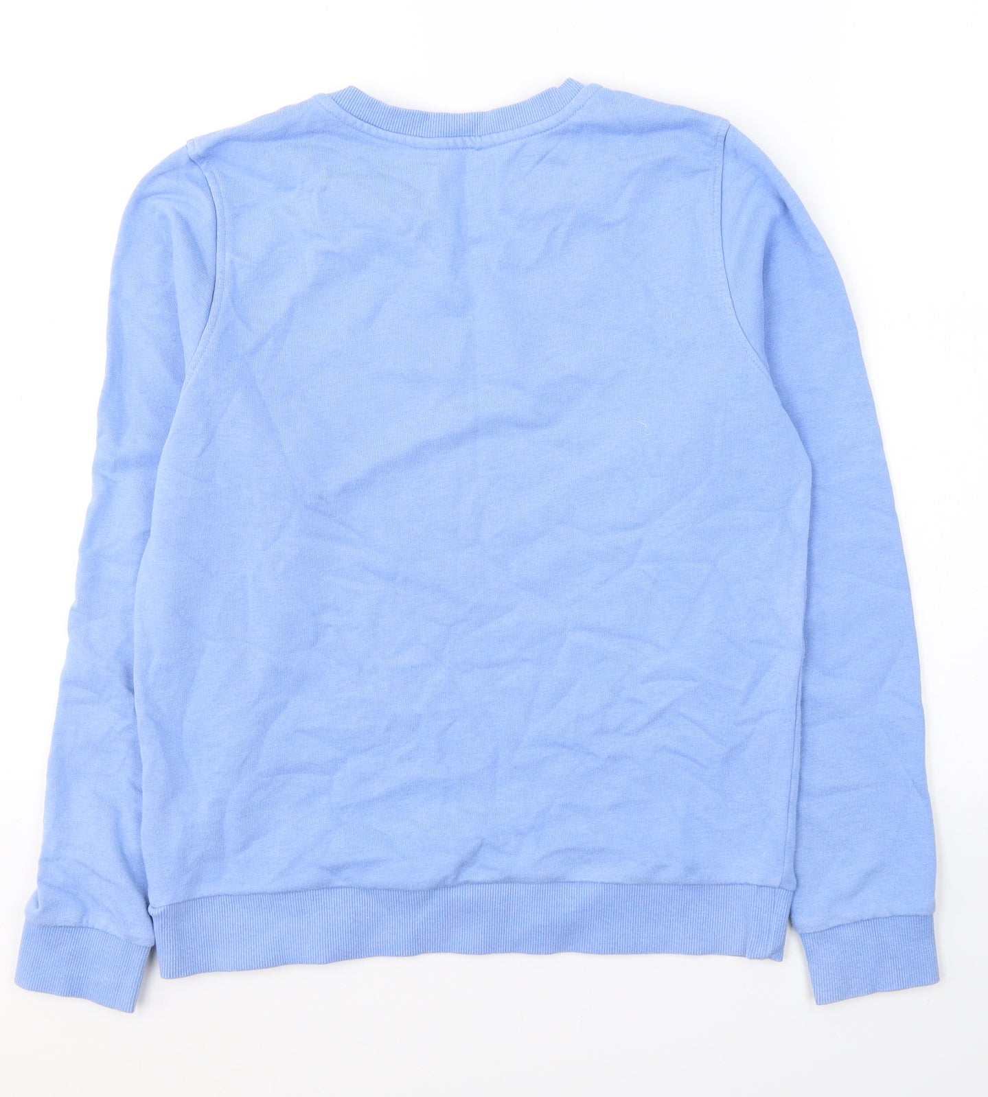 Marks and Spencer Womens Blue  Cotton Pullover Sweatshirt Size 10  Pullover