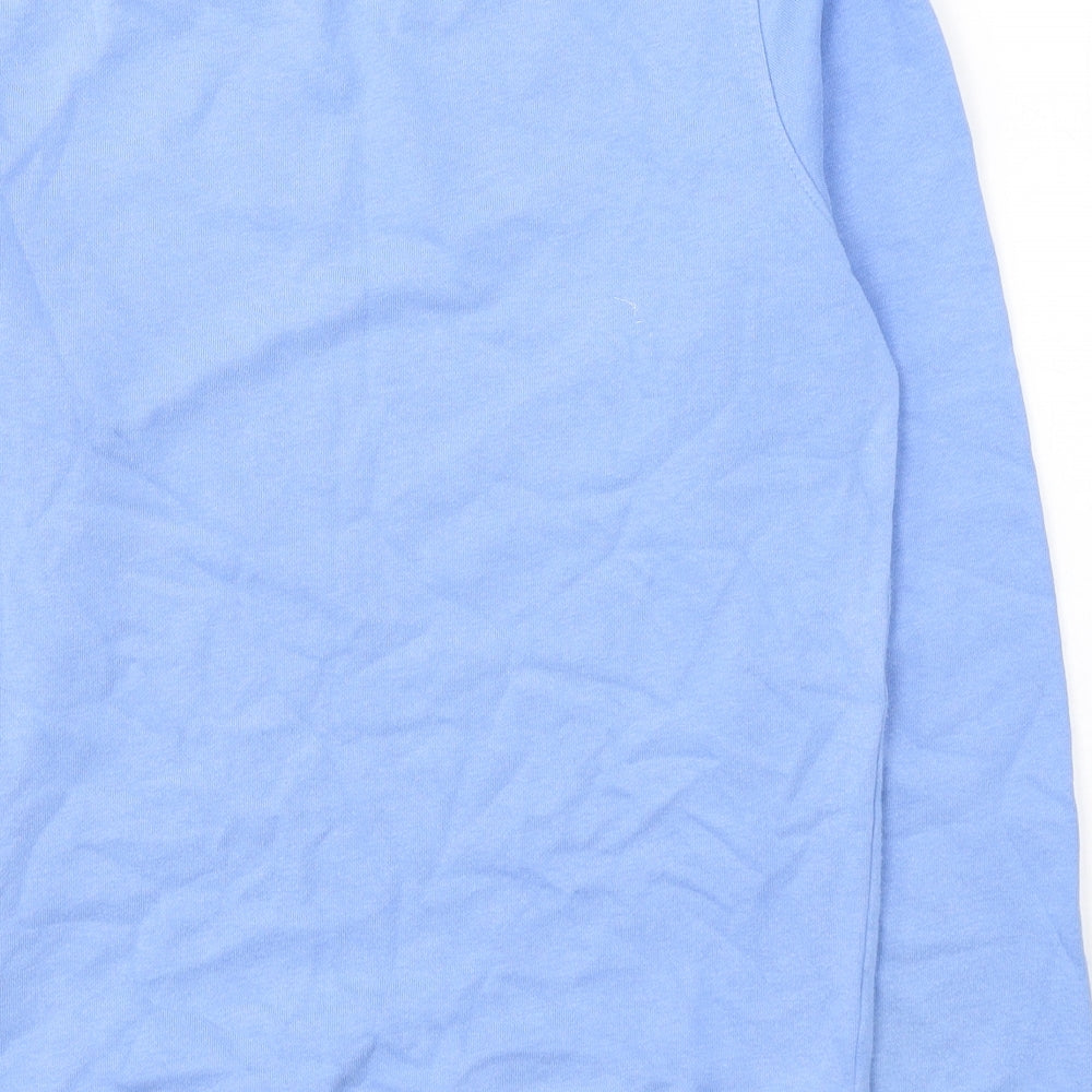 Marks and Spencer Womens Blue  Cotton Pullover Sweatshirt Size 10  Pullover