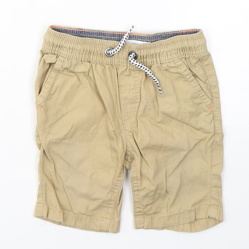 Blue Zoo Boys Beige  Cotton Capri Trousers Size 12-18 Months  Pullover