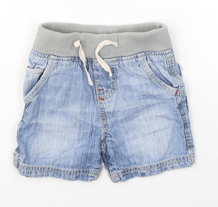 Urban Rascals Baby Blue  Cotton Cropped Jeans Size 18-24 Months  Pullover
