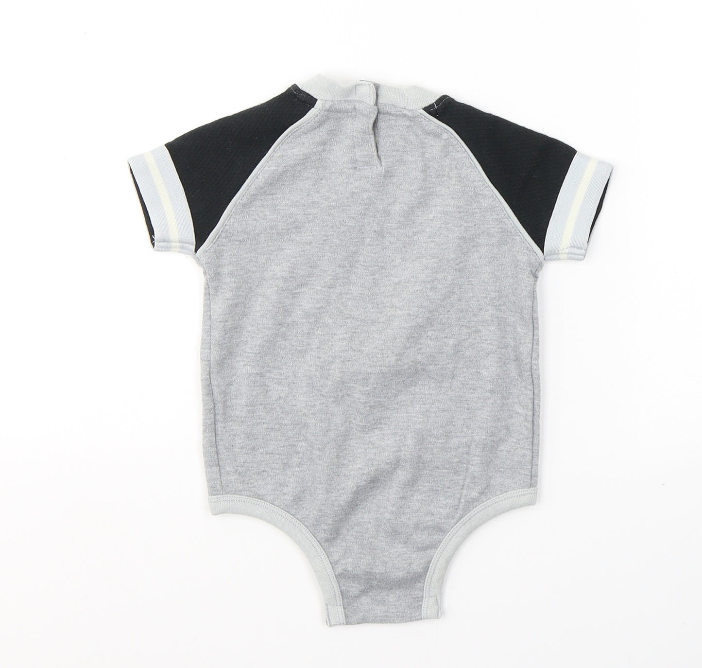 Nike Baby Grey  Cotton Babygrow One-Piece Size 3-6 Months  Button - Merchandise