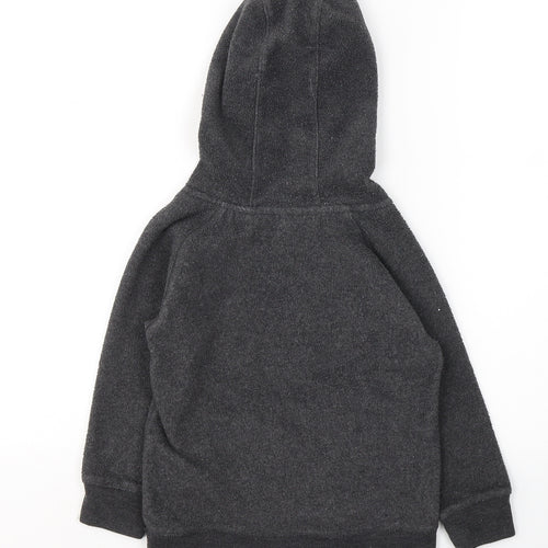 Gap Boys Grey  Polyester Pullover Hoodie Size 4 Years  Pullover