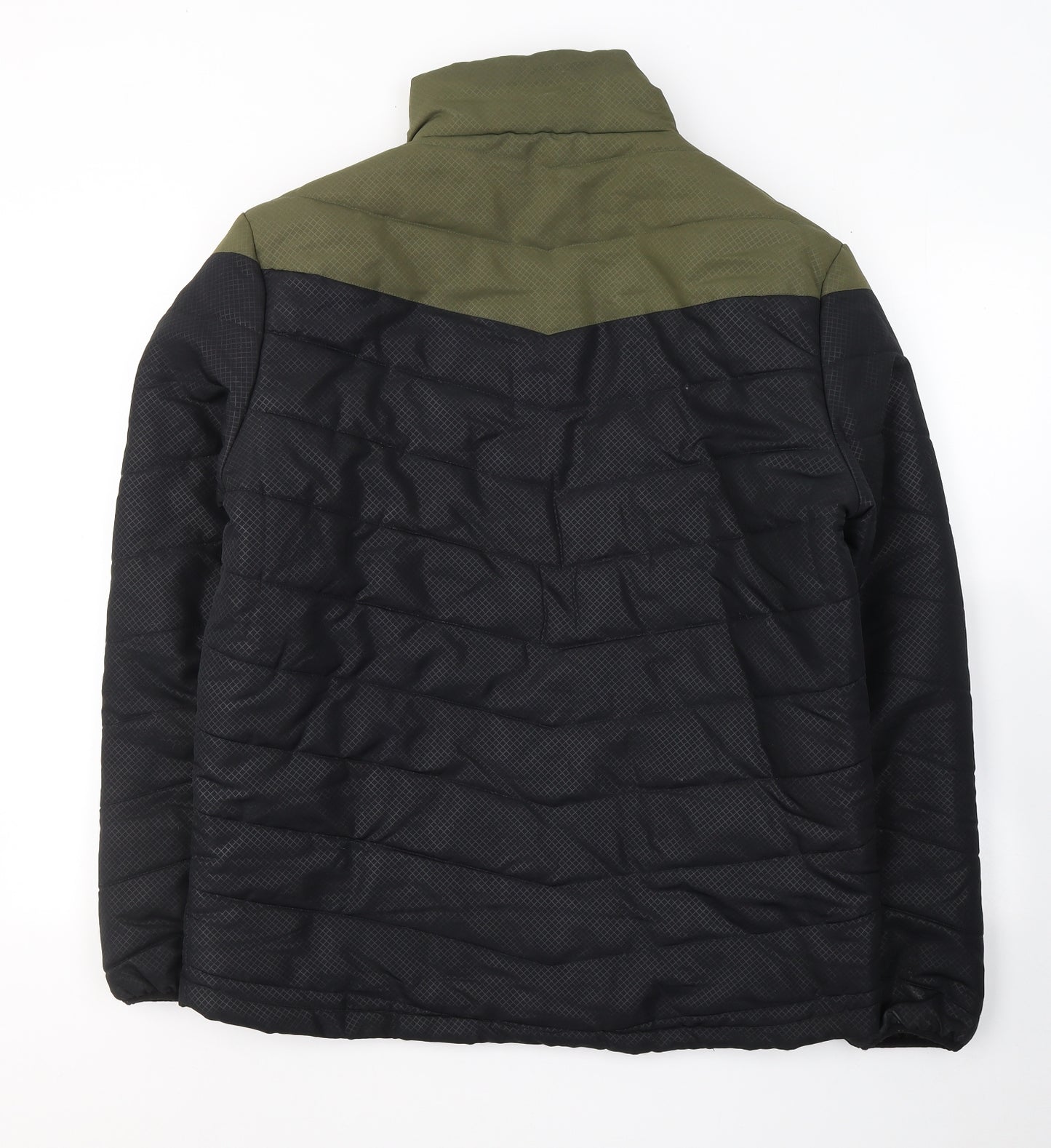 Twisted Gorilla Mens Black   Puffer Jacket Coat Size M  Zip