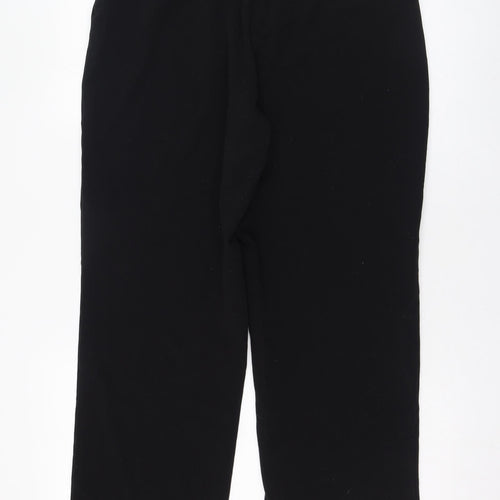 Counterparts Womens Black  Polyester Trousers  Size 14 L30 in Regular Zip