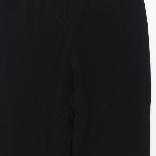Counterparts Womens Black  Polyester Trousers  Size 14 L30 in Regular Zip