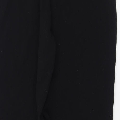 Counterparts Womens Black  Polyester Trousers  Size 14 L30 in Regular Zip