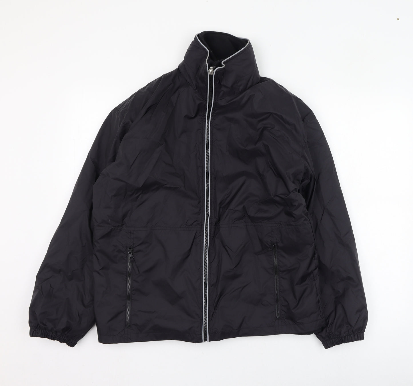 Trutex Mens Black   Rain Coat Coat Size S  Zip