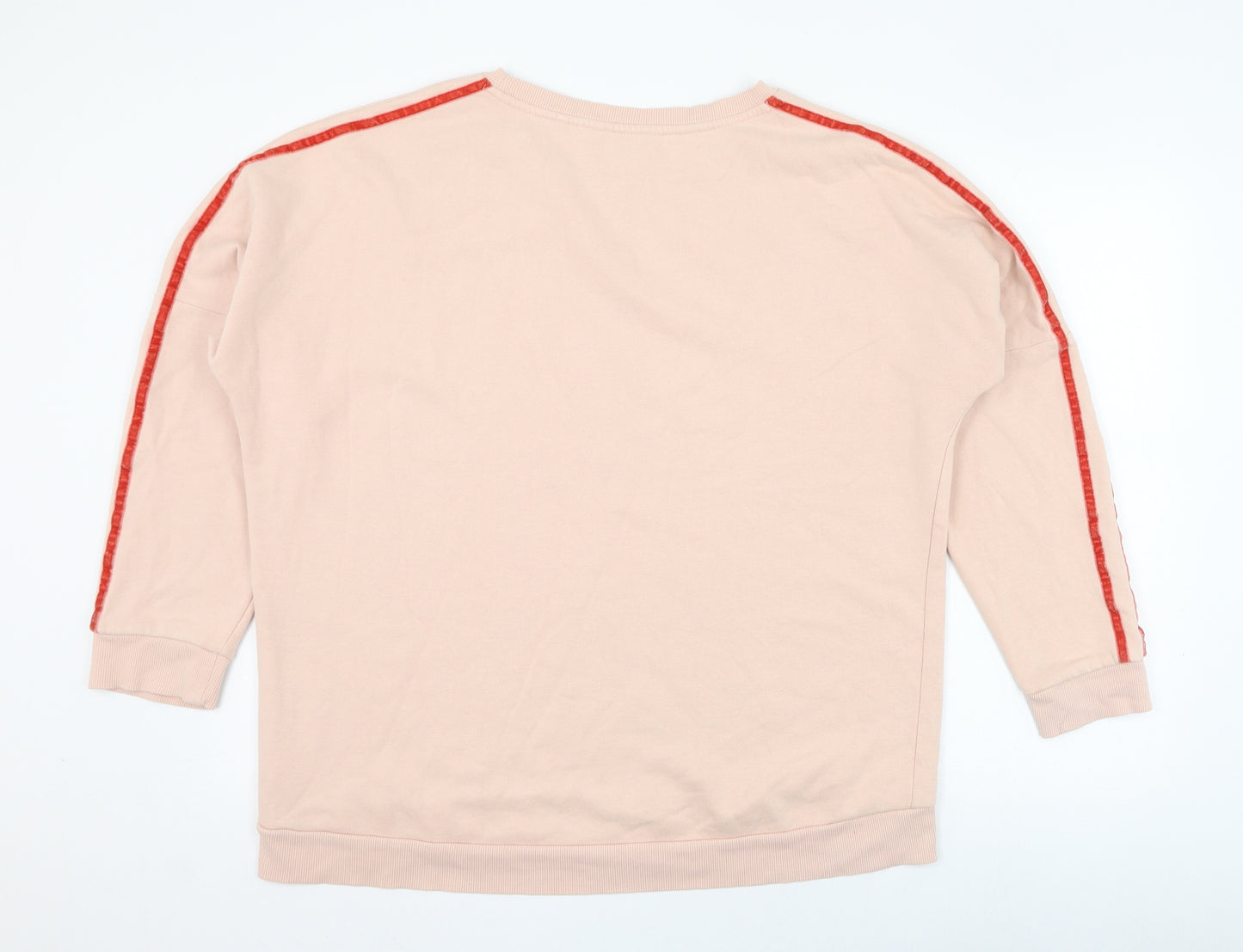 NEXT Womens Pink  Cotton Pullover Sweatshirt Size L  Pullover