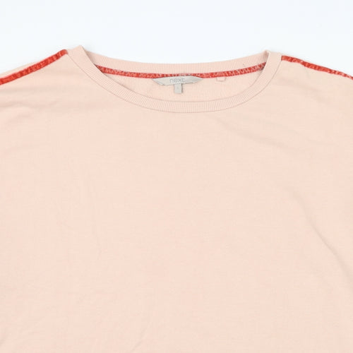 NEXT Womens Pink  Cotton Pullover Sweatshirt Size L  Pullover