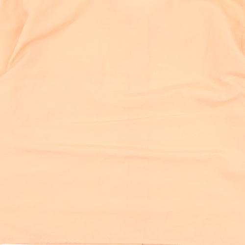 Littlewoods Womens Orange  Polyester Basic Button-Up Size 18 Collared