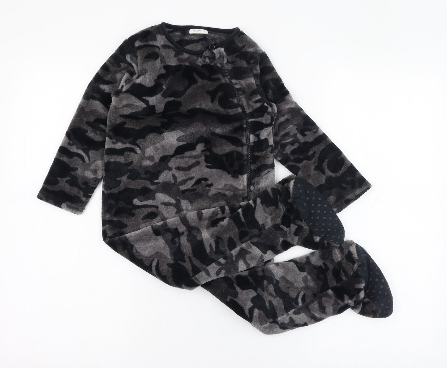 NEXT Boys Grey Camouflage Polyester  One Piece Size 2-3 Years  Zip