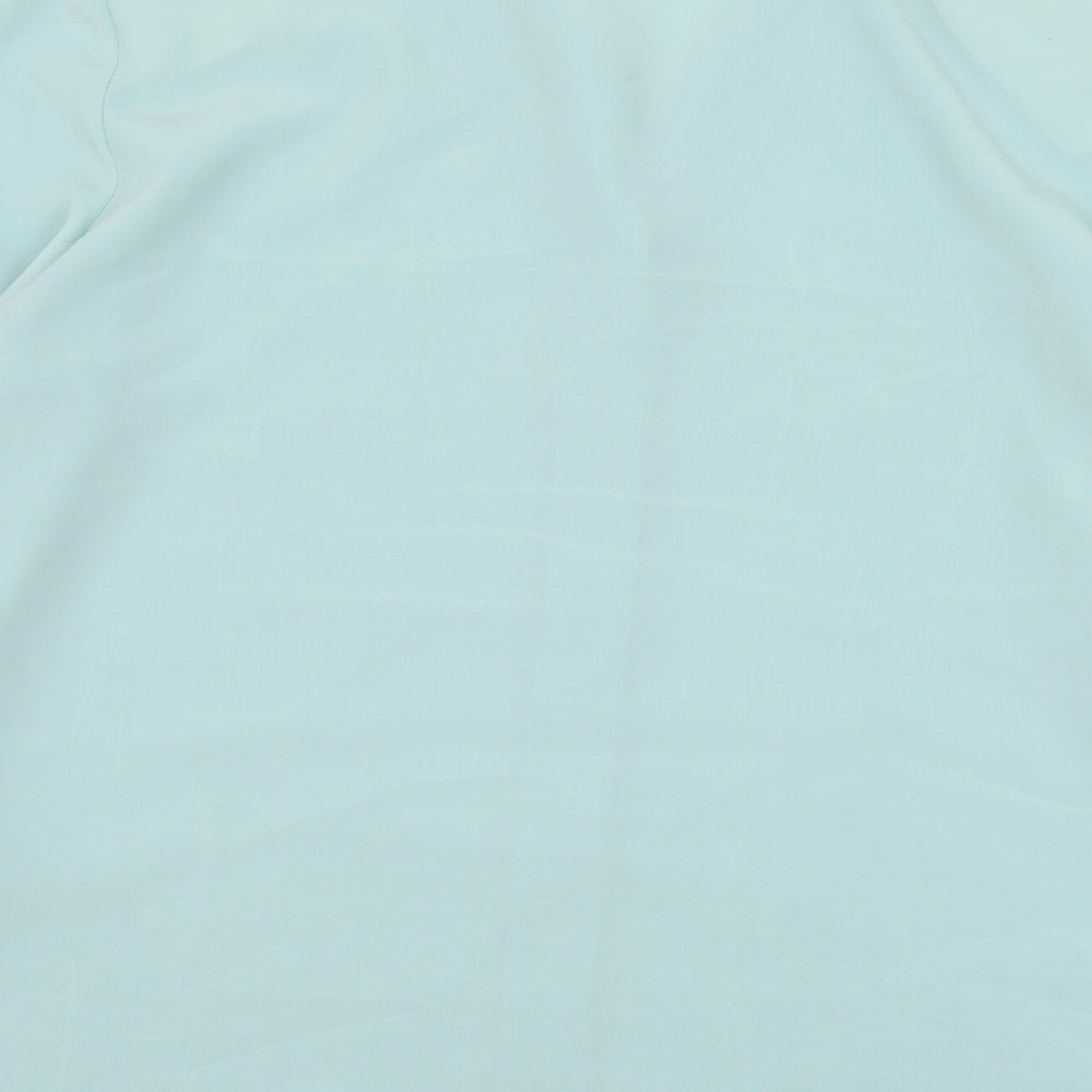 Your Sixth Sense Womens Green  Polyester Basic Button-Up Size 16 Collared