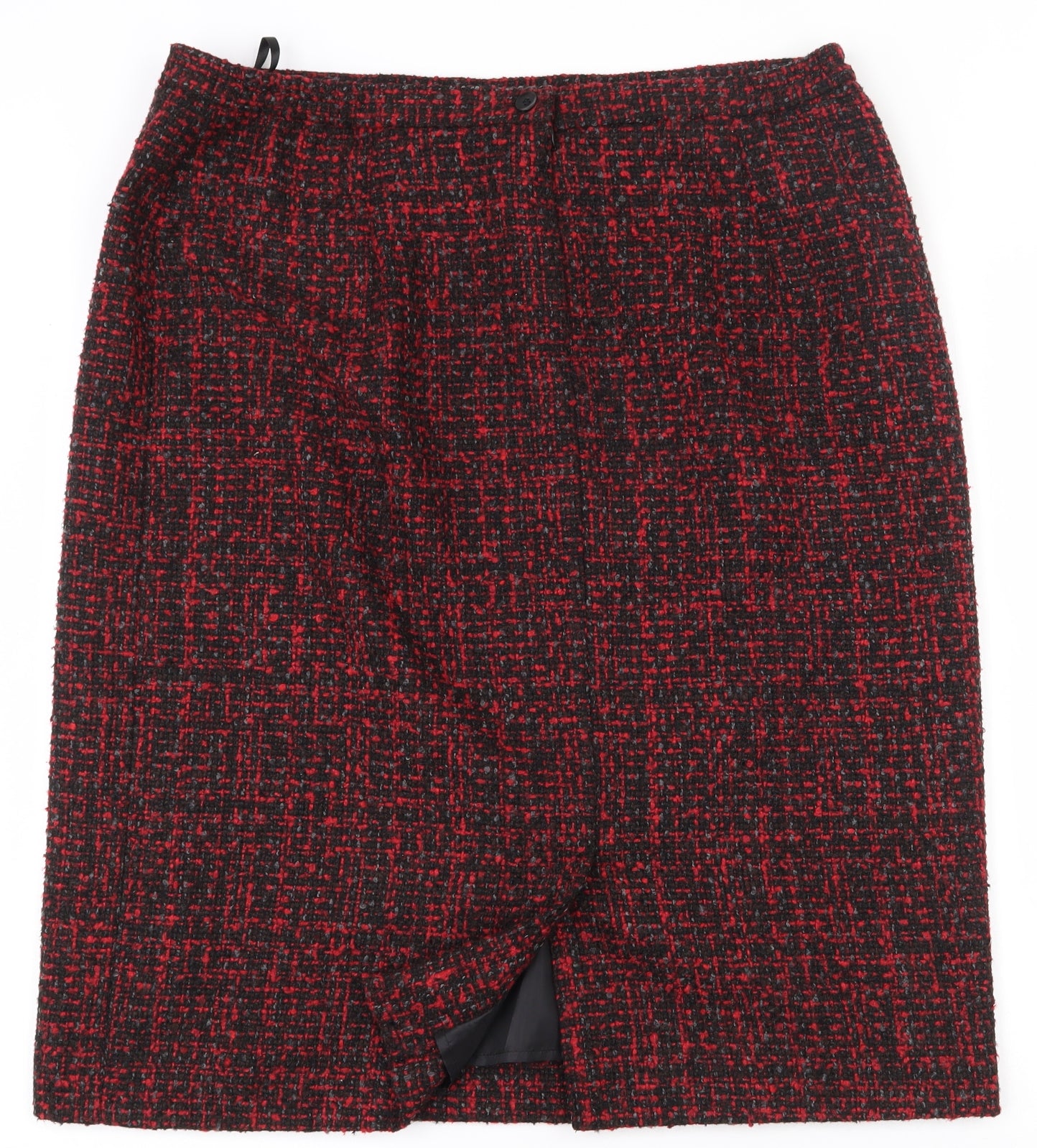 Eastex Womens Red  Polyester A-Line Skirt Size 18   Zip