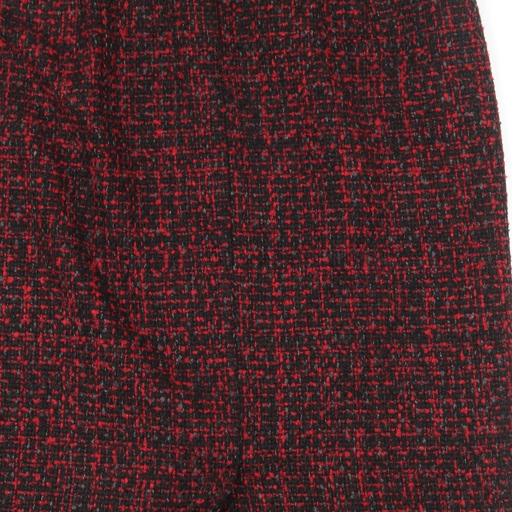 Eastex Womens Red  Polyester A-Line Skirt Size 18   Zip