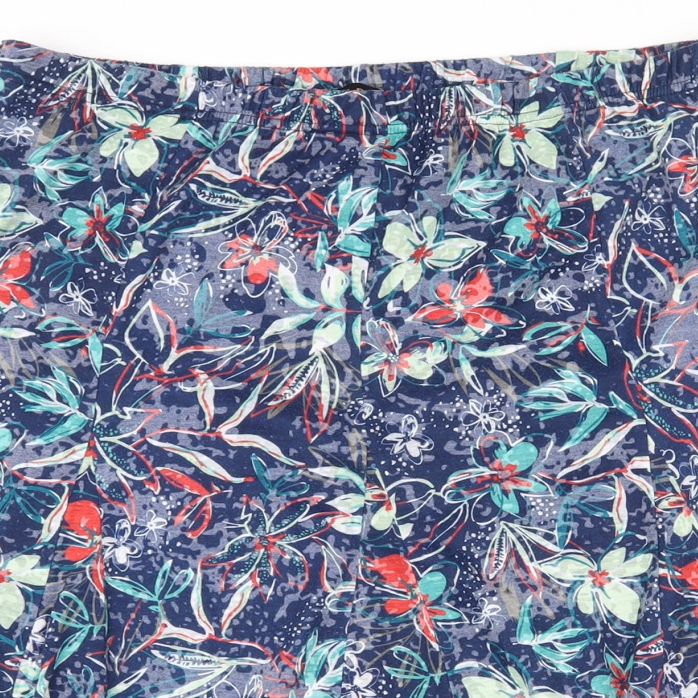 Anna Rose  Womens Multicoloured Floral Polyamide Swing Skirt Size 16