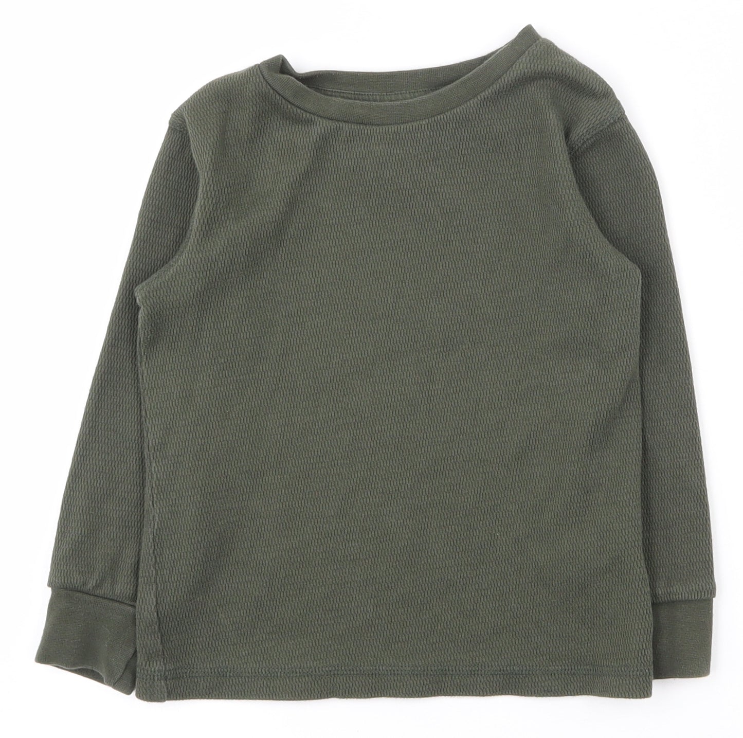 NEXT Boys Green  100% Cotton Pullover T-Shirt Size 3 Years Crew Neck Pullover