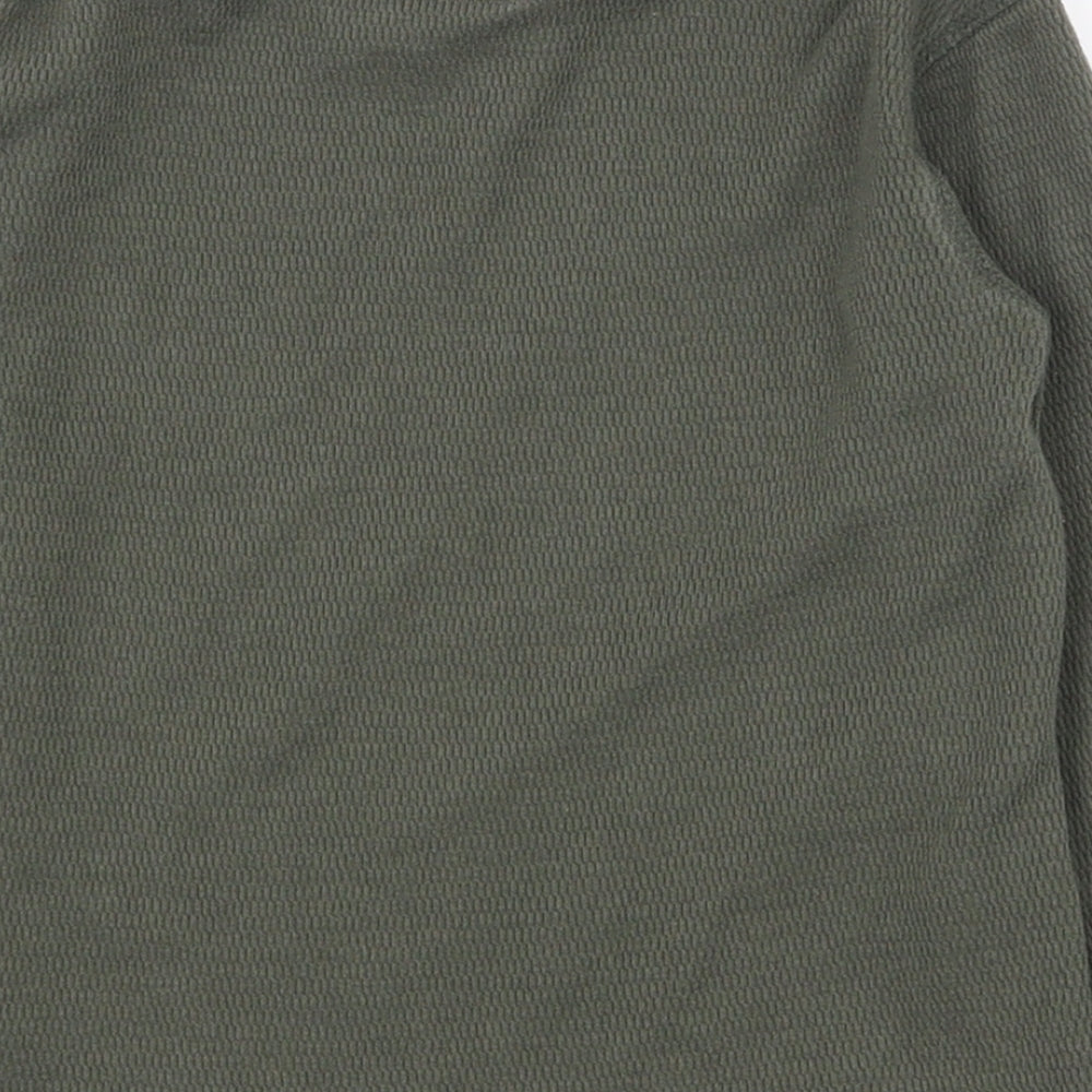 NEXT Boys Green  100% Cotton Pullover T-Shirt Size 3 Years Crew Neck Pullover