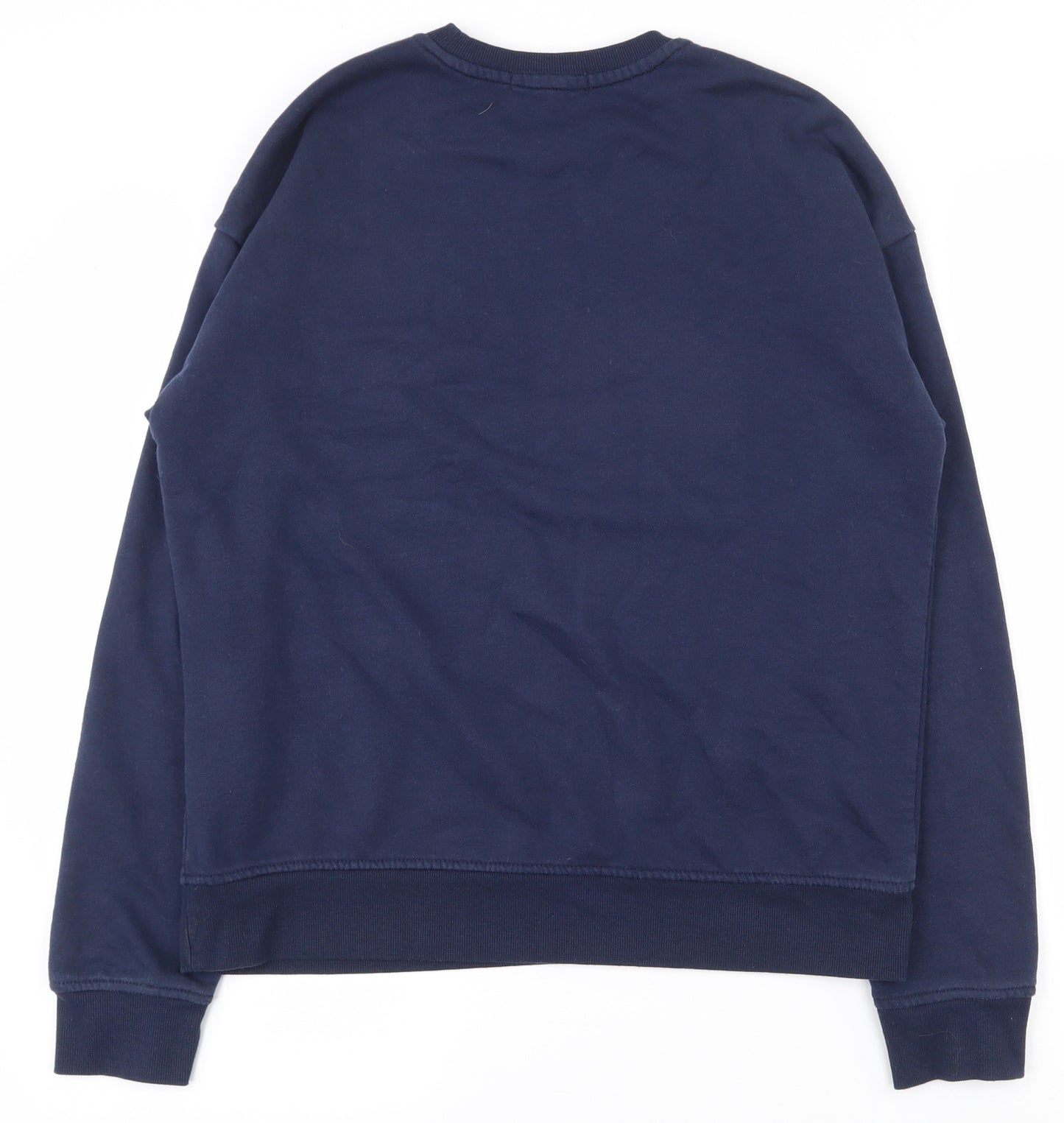 Primark Womens Blue  Cotton Pullover Sweatshirt Size 6  Pullover - 6-8