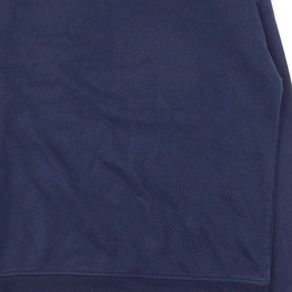 Primark Womens Blue  Cotton Pullover Sweatshirt Size 6  Pullover - 6-8