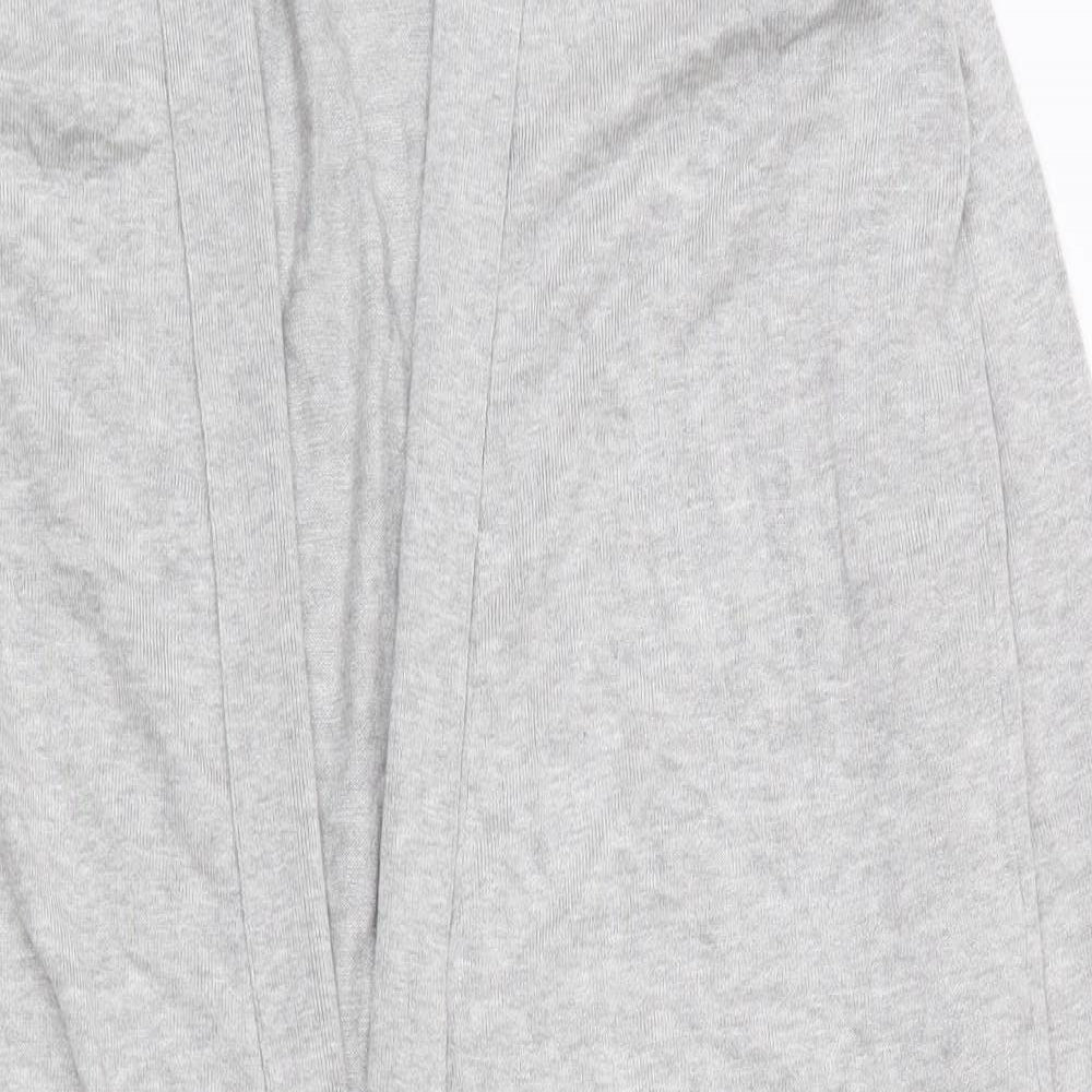 Primark Womens Grey V-Neck  Viscose Cardigan Jumper Size 14   - 14-16