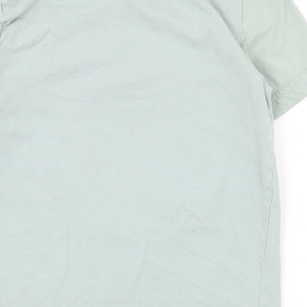 F&F Boys Grey  Cotton Pullover T-Shirt Size 4-5 Years Crew Neck Pullover