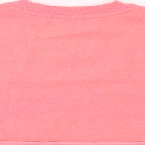 NEXT Girls Pink  Cotton Pullover Sweatshirt Size 8 Years