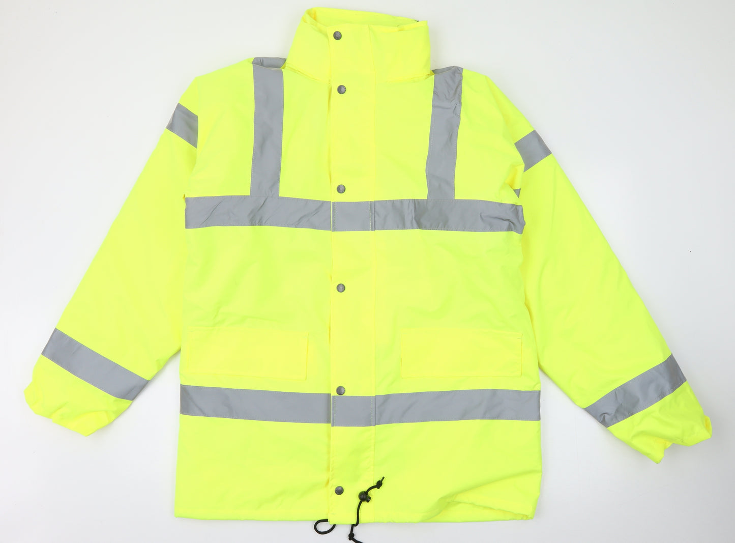 Portwest Mens Yellow   Jacket Coat Size M  Zip - Hi-Vis