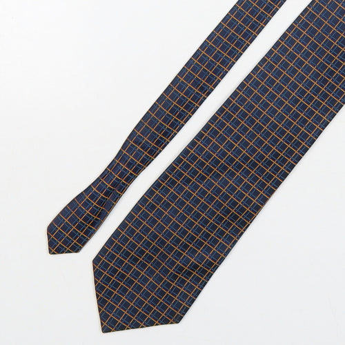Skopes Mens Multicoloured Plaids & Checks Silk Pointed Tie One Size