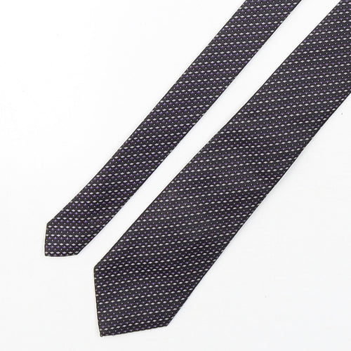 Greenwoods Mens Multicoloured Geometric Polyester Pointed Tie One Size