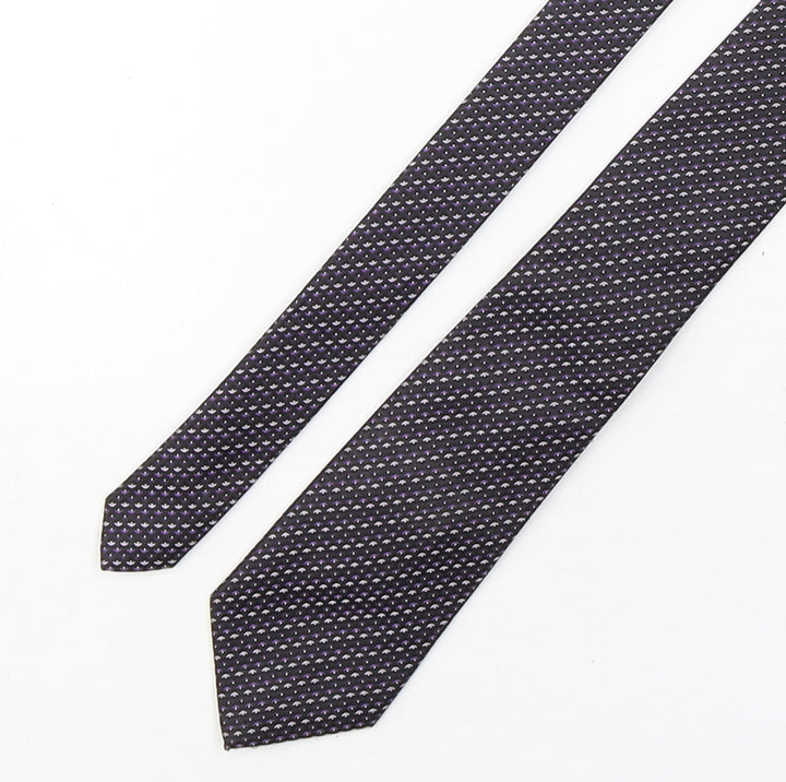 Greenwoods Mens Multicoloured Geometric Polyester Pointed Tie One Size