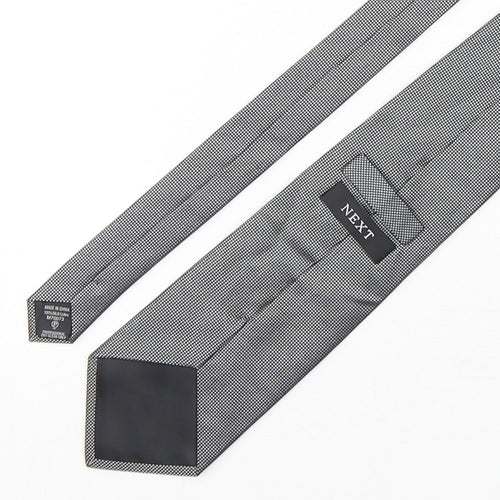 NEXT Mens Multicoloured Plaids & Checks Silk Pointed Tie One Size