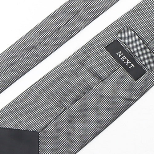NEXT Mens Multicoloured Plaids & Checks Silk Pointed Tie One Size