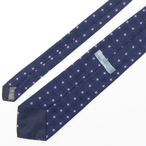 Marks and Spencer Mens Multicoloured Floral Polyester Pointed Tie One Size