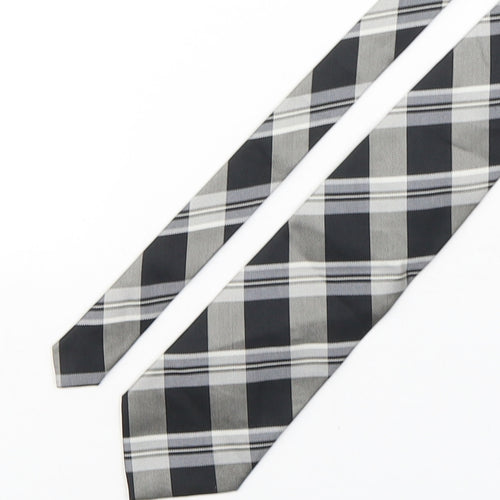 Michaelis Mens Multicoloured Plaids & Checks Silk Pointed Tie One Size